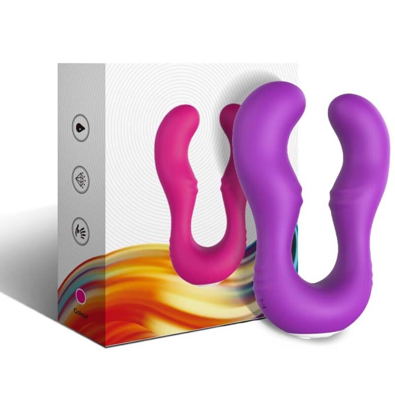 Alternative view of ARMONY - SERAPH VIBRATOR DOUBLE REMOTE CONTROL PURPLE