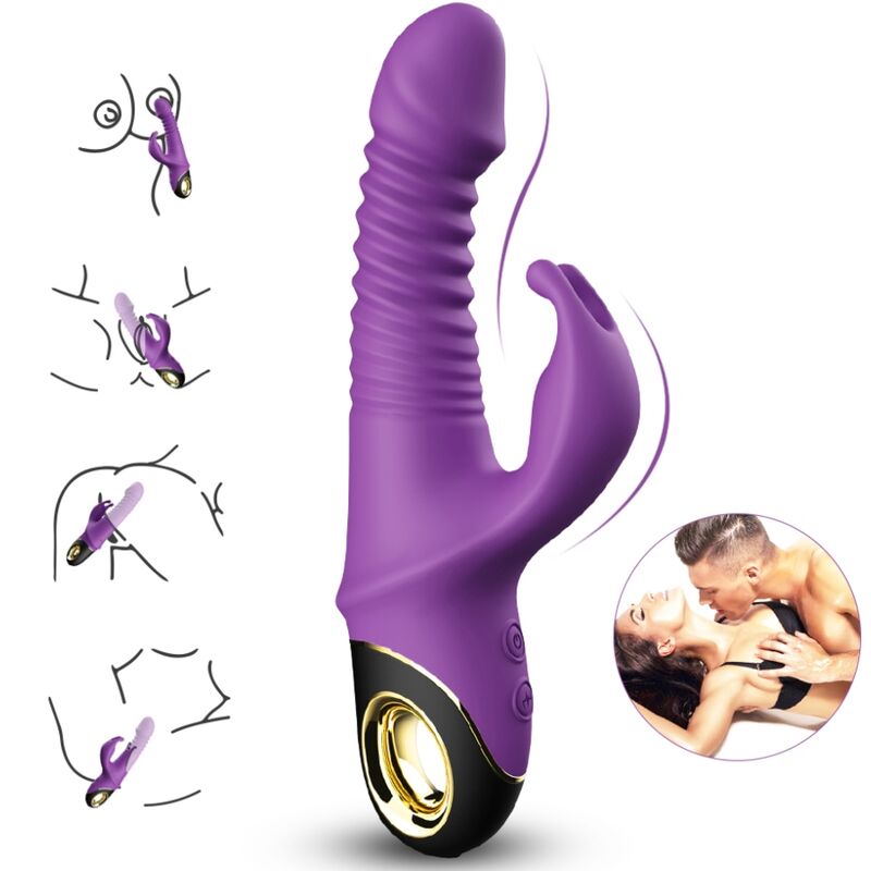 Alternative view of ARMONY - ZING DILDO VIBRATOR RABBIT PURPLE