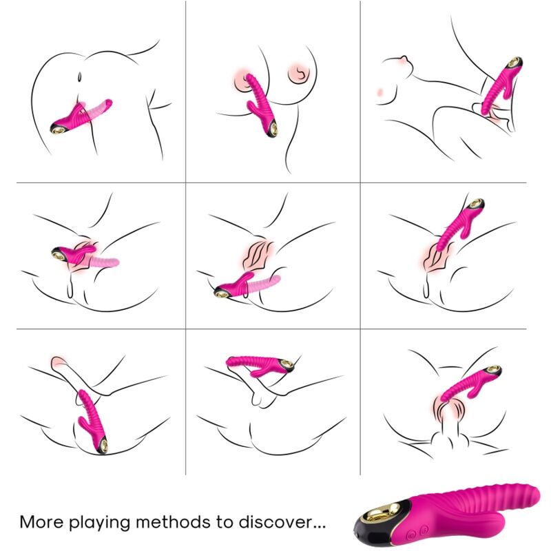 ARMONY - ETERNITY VIBRATOR SILICONE FUCHSIA - Bild 5