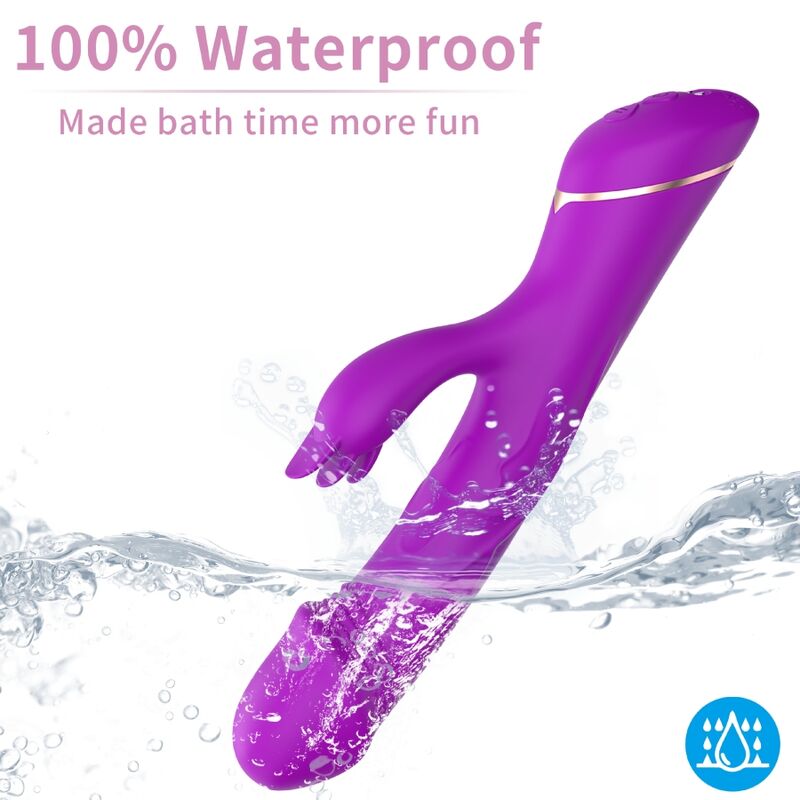 ARMONY - DILDO VIBRATOR RABBIT SILICONE PURPLE - Bild 4