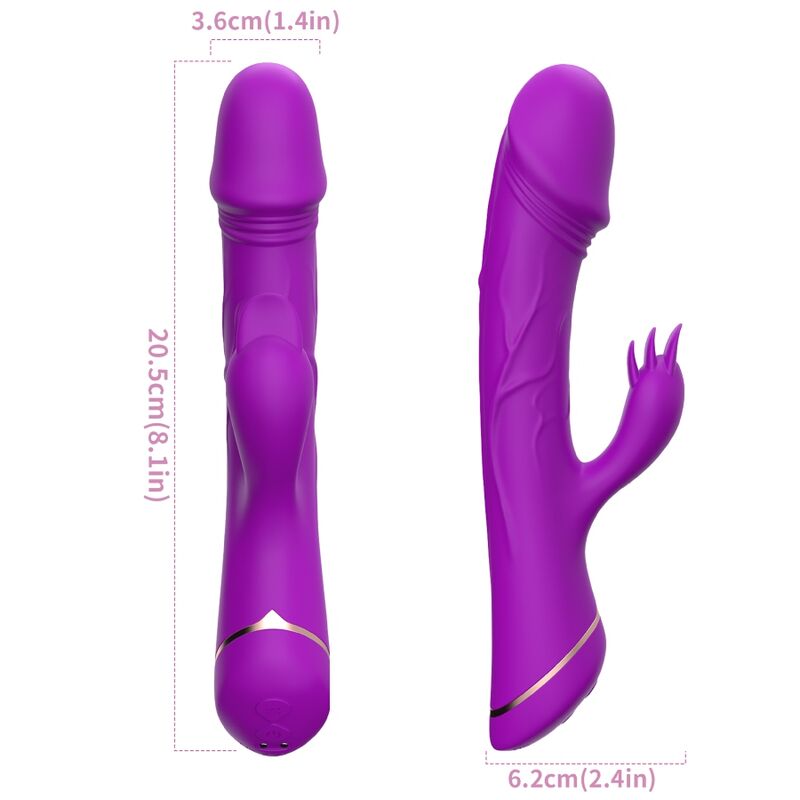 ARMONY - DILDO VIBRATOR RABBIT SILICONE PURPLE - Bild 3