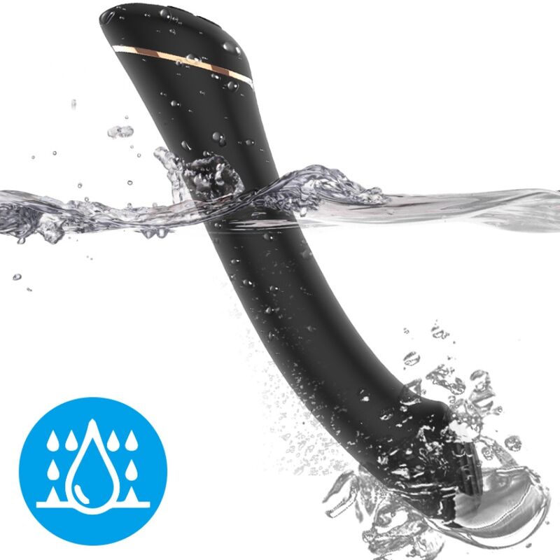 Alternative view of ARMONY - VIBRATOR FALT HEAD SILICONE BLACK