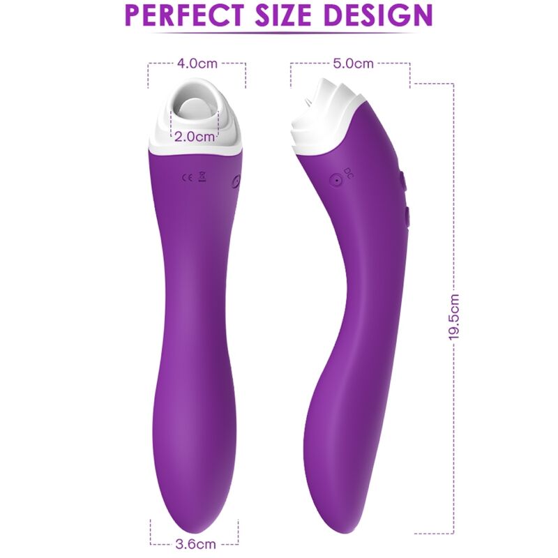 ARMONY - FAIRYLAND LICKING VIBRATING CLIT & VIBRATOR PURPLE - Bild 2