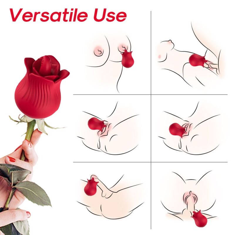 ARMONY - ROSE VIBRATOR & STIMULATOR RED - Bild 2