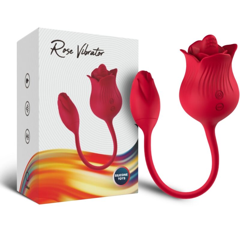 ARMONY - PINK CLITORIS STIMULATOR VIBRATOR WITH TAIL 10 MODES RED - Bild 3