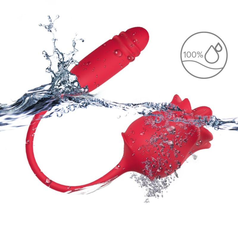 ARMONY - 3-IN-1 PINK, STIMULATOR, SUCTION AND UP&DOWN WITH RED TAIL - Bild 3