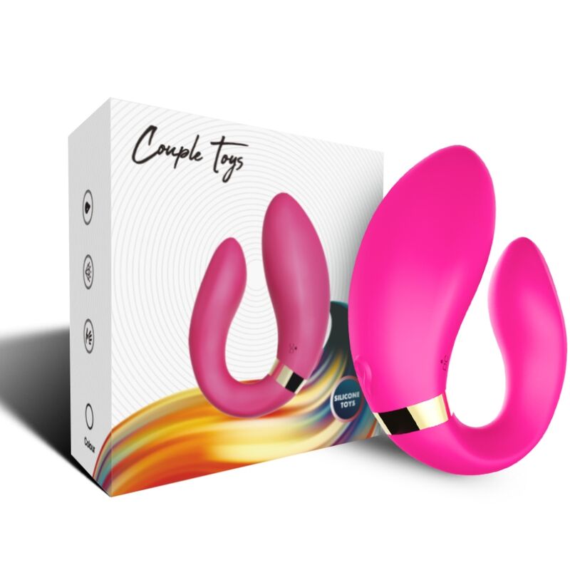 ARMONY - CRESCENT VIBRATOR FOR COUPLES REMOTE CONTROL FUCHSIA - Bild 4