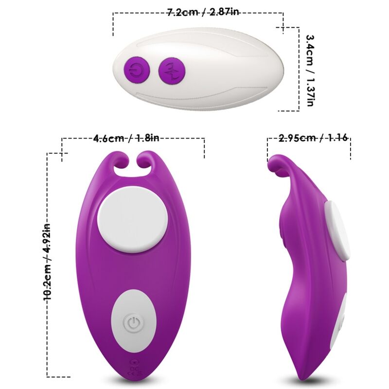 ARMONY - HONEYBEE WEARABLE PANTIES VIBRATOR G-SPOT REMOTE CONTROL PURPLE - Bild 9