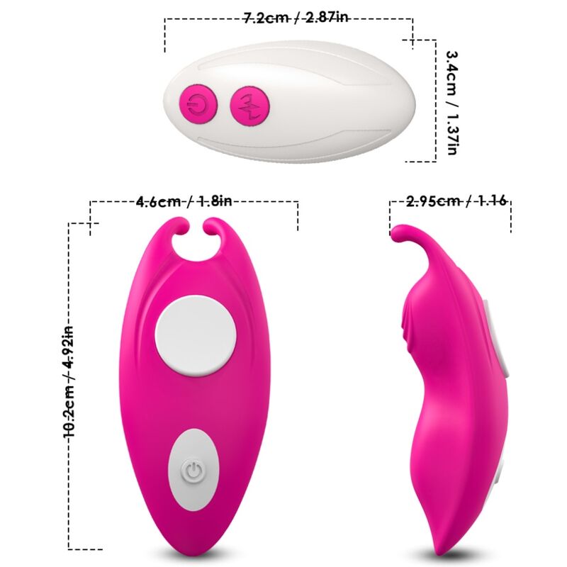 ARMONY - HONEYBEE WEARABLE PANTIES VIBRATOR G-SPOT REMOTE CONTROL FUCHSIA - Bild 5