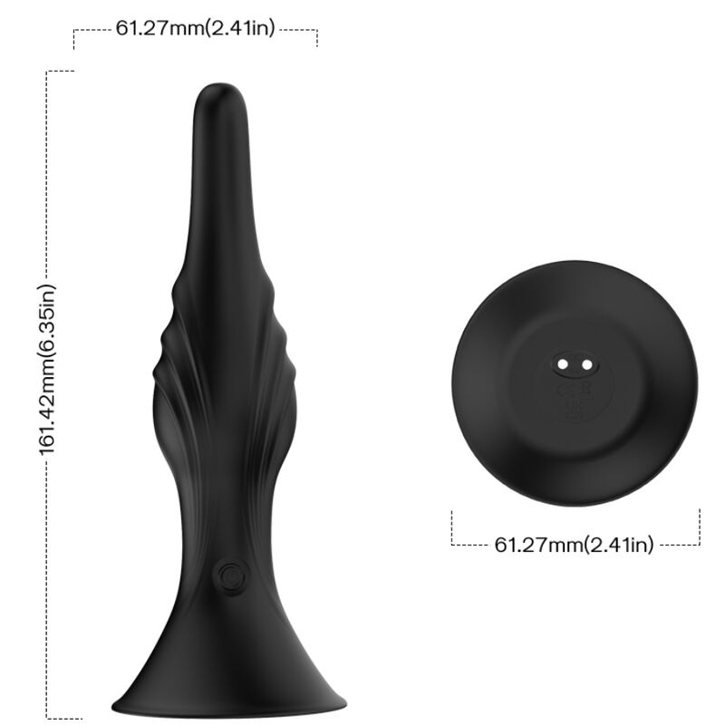 ARMONY - VIBRATOR & ANAL PLUG REMOTE CONTROL BLACK - Bild 4