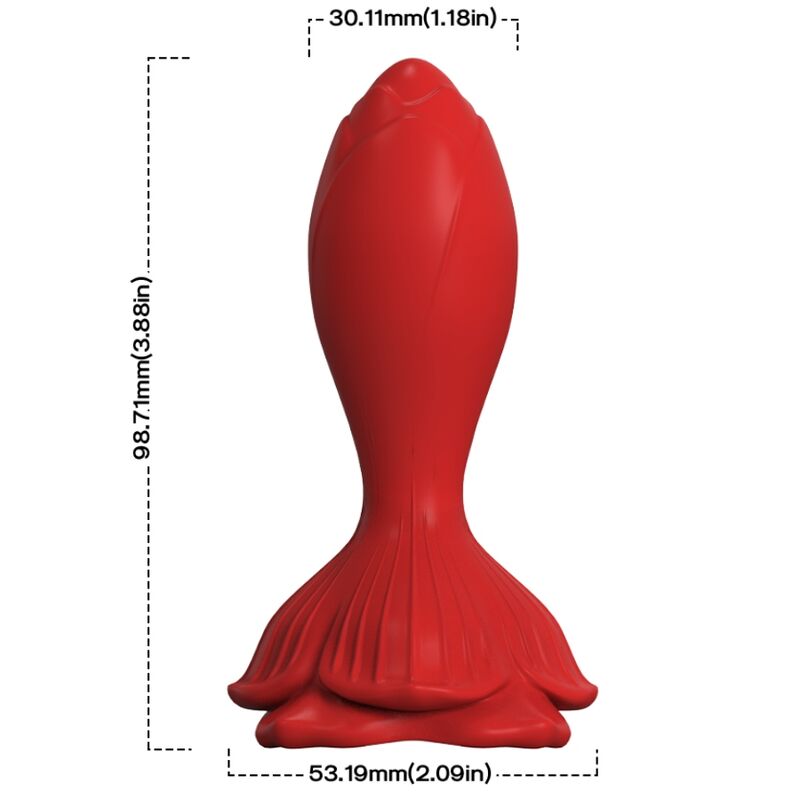 ARMONY - PINK VIBRATOR & ANAL PLUG SMALL REMOTE CONTROL RED - Bild 5
