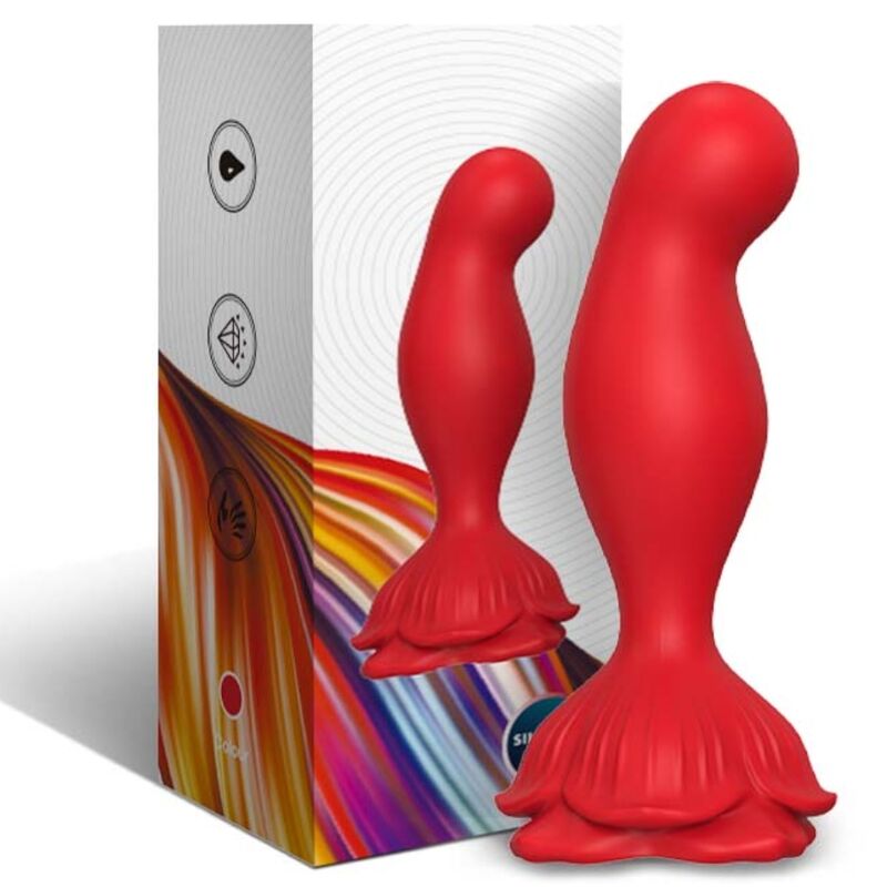 Alternative view of ARMONY - PINK VIBRATOR & ANAL PLUG REMOTE CONTROL RED