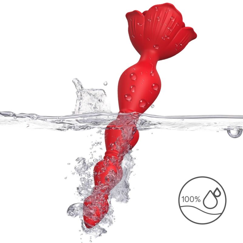 ARMONY - PINK VIBRATOR PAGODA & ANAL PLUG RED - Bild 2