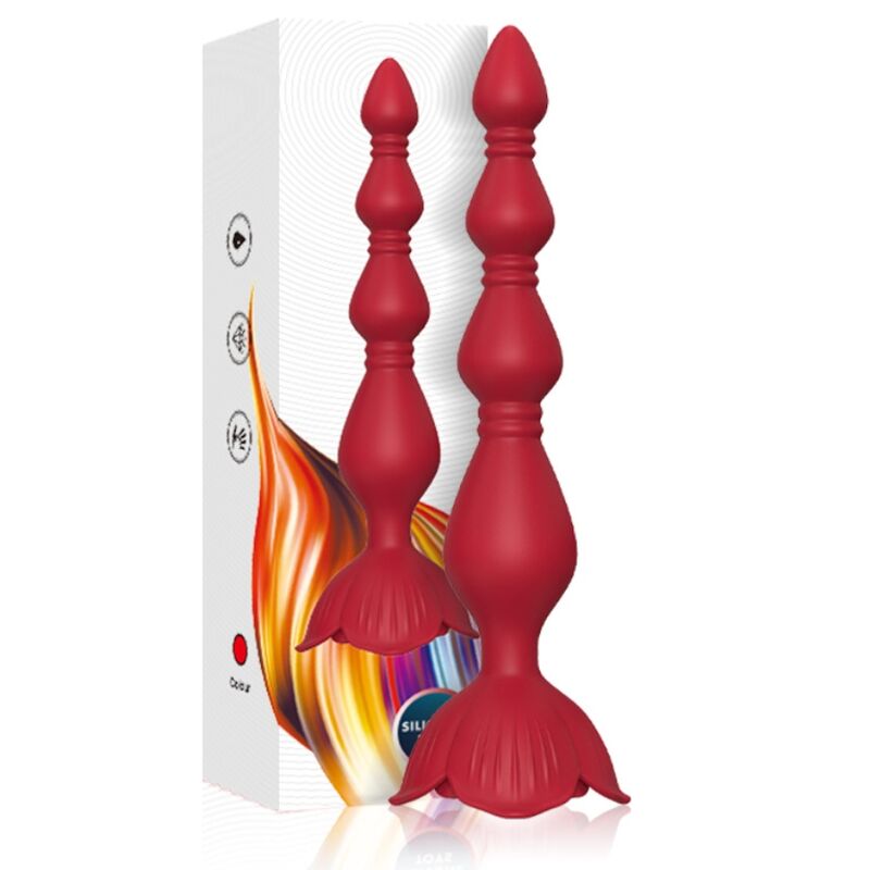 ARMONY - PINK VIBRATOR PAGODA & ANAL PLUG RED - Bild 4