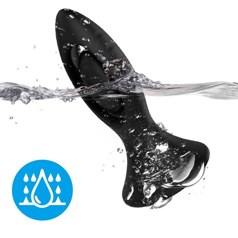 ARMONY - VIBRATOR & ANAL PLUG SILICONE BLACK - Bild 3