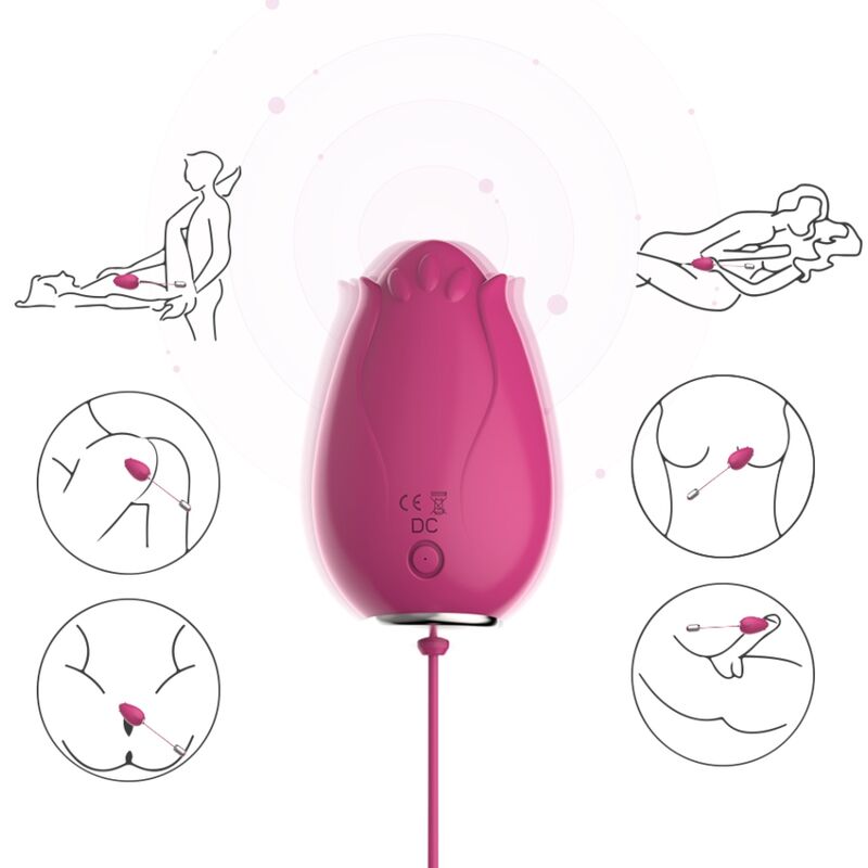 ARMONY - MANDALA EGG VIBRATOR G-SPOT REMOTE CONTROL FUCHSIA - Bild 4
