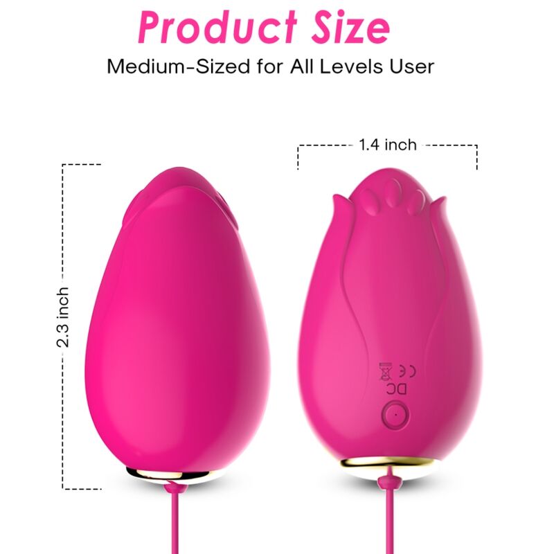 ARMONY - MANDALA EGG VIBRATOR G-SPOT REMOTE CONTROL FUCHSIA - Bild 3
