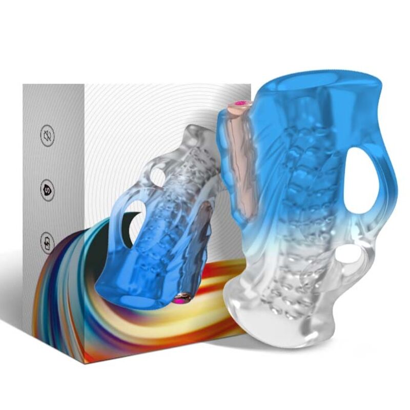 ARMONY - MASTURBATOR FINGER & VIBRATOR BLUE GRADIENT - Bild 4