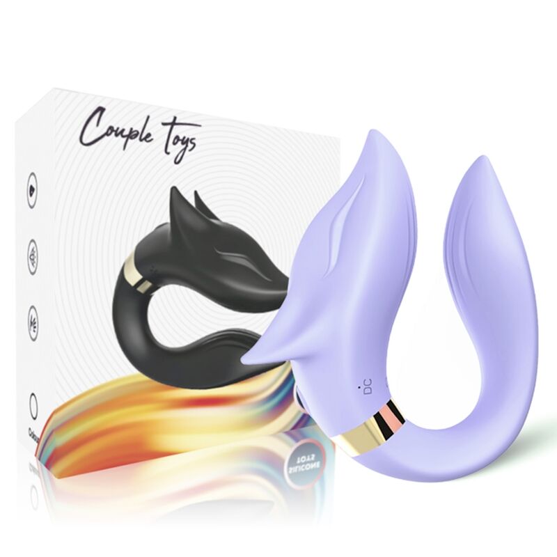 ARMONY - FOX VIBRATOR FOR COUPLES REMOTE CONTROL PURPLE - Bild 4