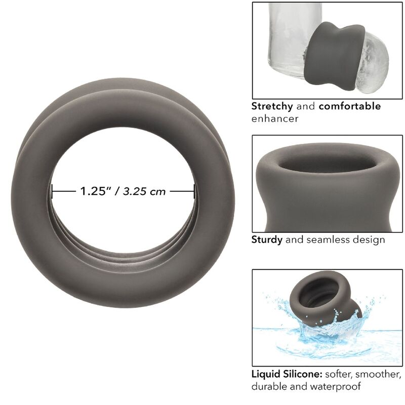 CALEXOTICS - ALPHA SCROTUM STRETCHING RING BLACK - Bild 11