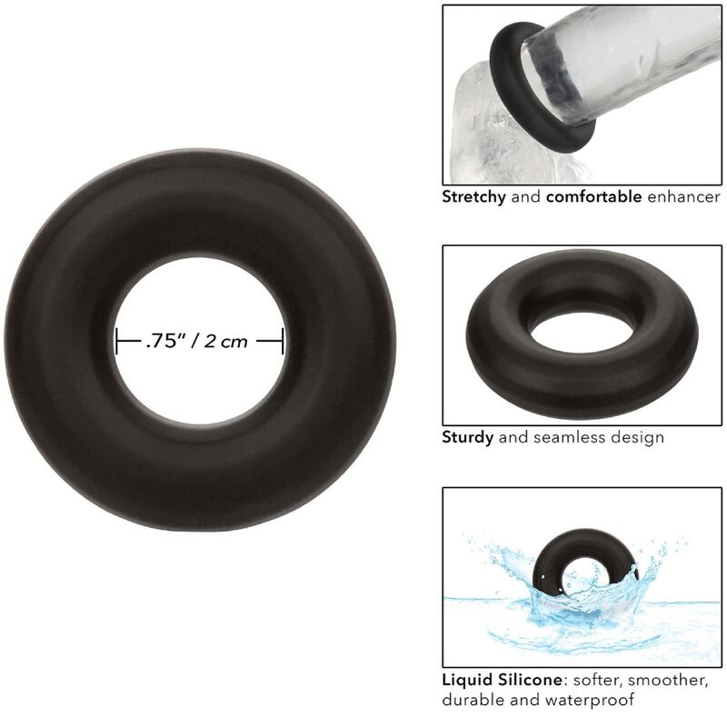 Alternative view of CALEXOTICS - ALPHA PROLONG MEDIUM RING BLACK