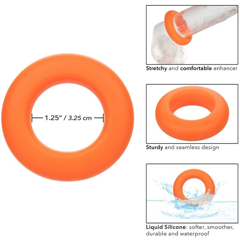 CALEXOTICS - ALPHA PROLONG LARGE RING ORANGE - Bild 9