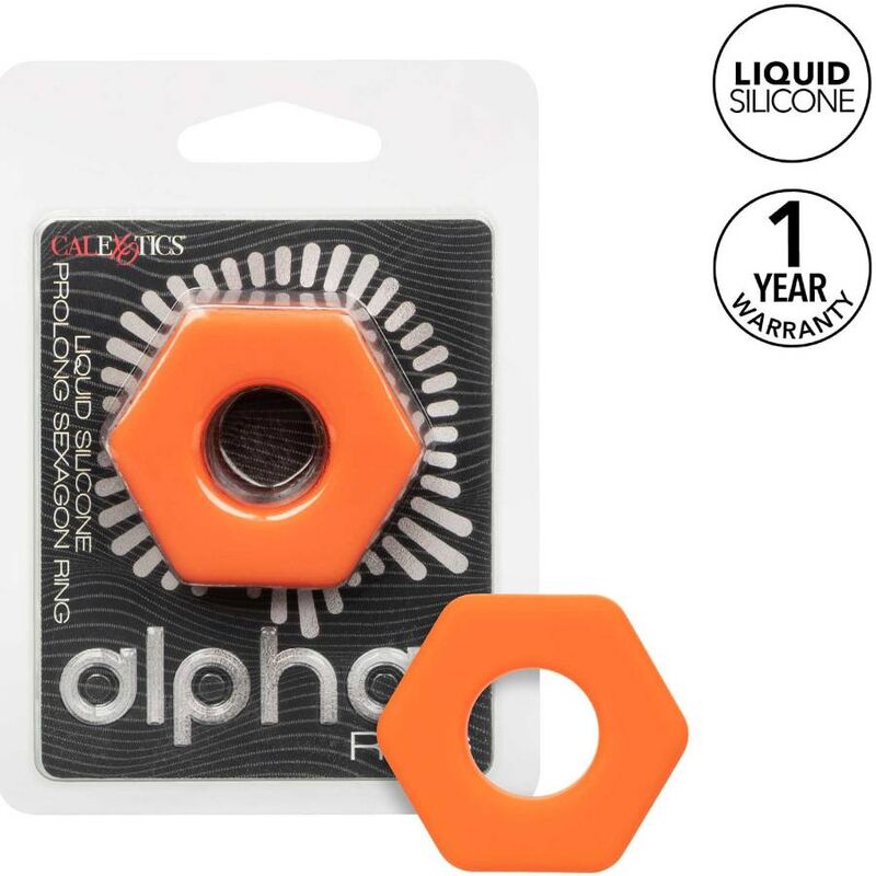 CALEXOTICS - ALPHA PROLONG SEXAGON RING ORANGE - Bild 8