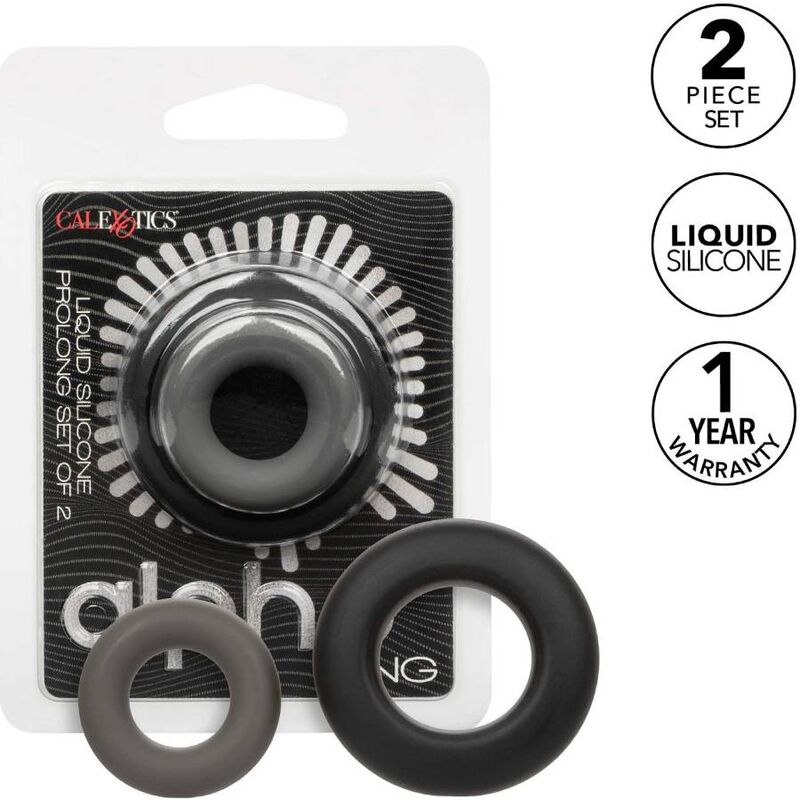 CALEXOTICS - ALPHA PROLONG SET OF 2 RING GREY - Bild 9