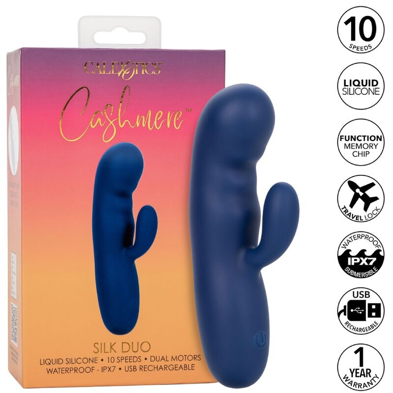 Alternative view of CALEXOTICS - CASHMERE SILK DUO BLUE