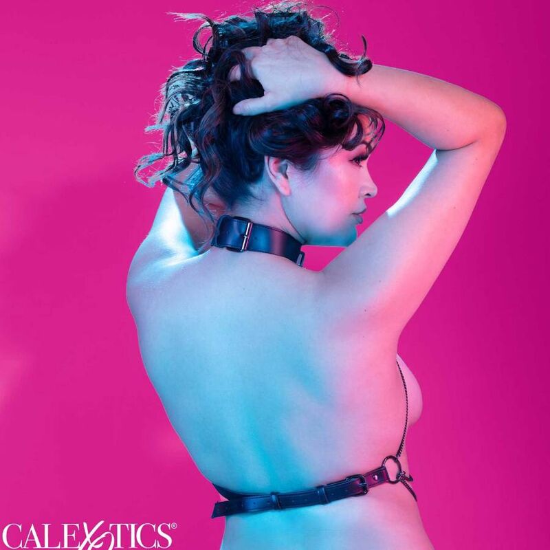 Alternative view of CALEXOTICS - EUPHORIA PLUS SIZE MULTI CHAIN COLLAR HARNESS
