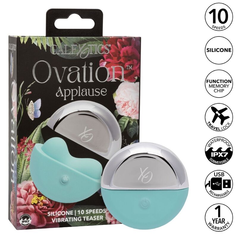 CALEXOTICS - OVATION APPLAUSE STIMULATOR AQUA GREEN - Bild 3