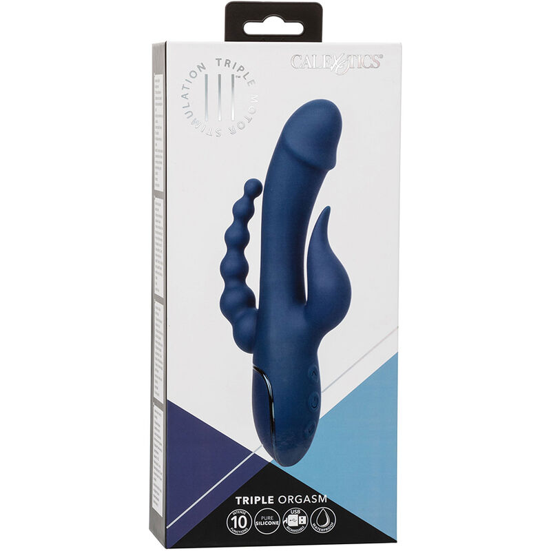 CALEXOTICS - VIBRATOR TRIPLE ORGASM BLUE - Bild 9