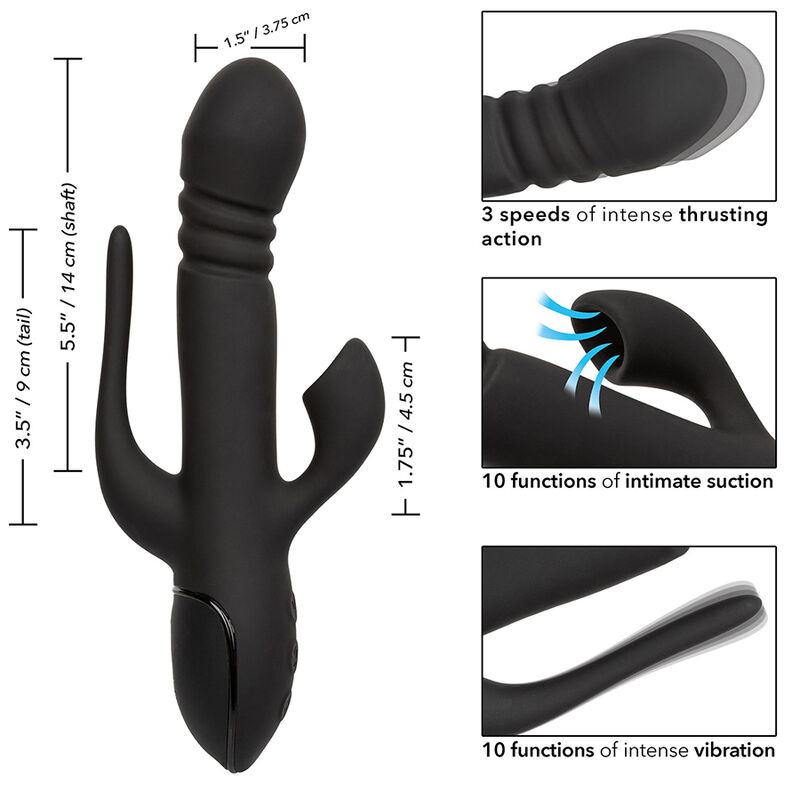 CALEXOTICS - VIBRATOR TRIPLE EUPHORIA BLACK - Bild 8
