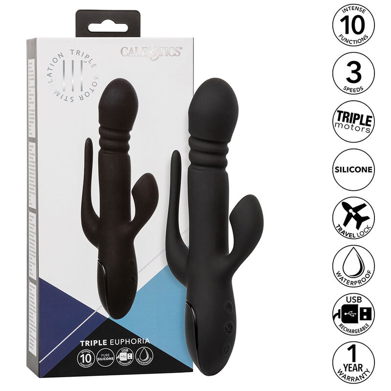 CALEXOTICS - VIBRATOR TRIPLE EUPHORIA BLACK - Bild 11