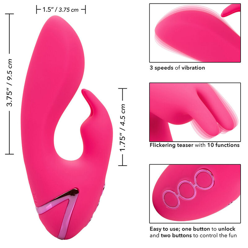 CALEXOTICS - SO. CAL SUNSHINE VIBRATOR RABBIT FUCHSIA BY CALIFORNIA DREAMING - Bild 12