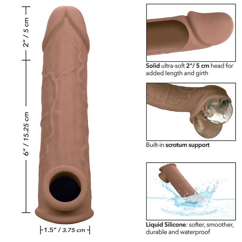 CALEXOTICS - PERFORMANCE MAXX LIFE-LIKE EXTENSION 8 BROWN SKIN - Bild 2