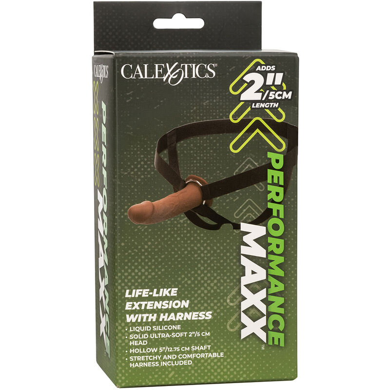 CALEXOTICS - PERFORMANCE MAXX LIFE-LIKE EXTENSION WITH HARNESS BROWN SKIN - Bild 14