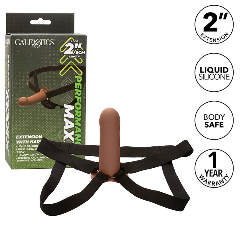 CALEXOTICS - PERFORMANCE MAXX EXTENSION WITH HARNESS BROWN SKIN - Bild 10