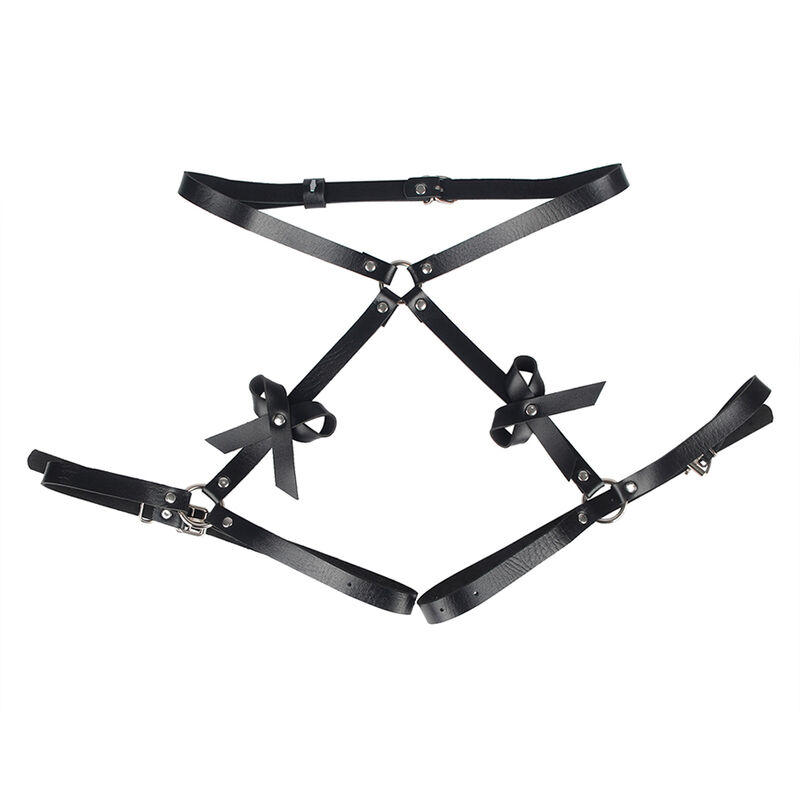 SUBBLIME - LEATHER WAIST AND LEG HARNESS BLACK ONE SIZE - Bild 4