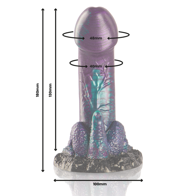 EPIC - BASILISK DILDO DOUBLE SCALY PLEASURE SMALL SIZE - Bild 3