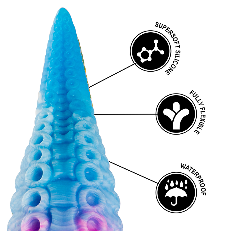 EPIC - PHORCYS BLUE TENTACLE DILDO BIG SIZE - Bild 7