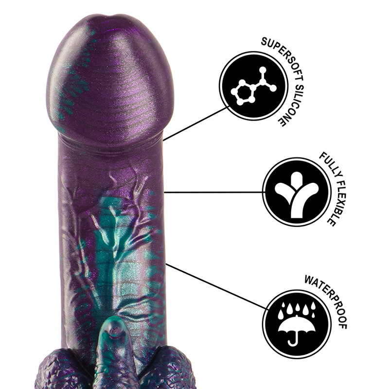 EPIC - BASILISK DILDO DOUBLE SCALY PLEASURE SMALL SIZE - Bild 7