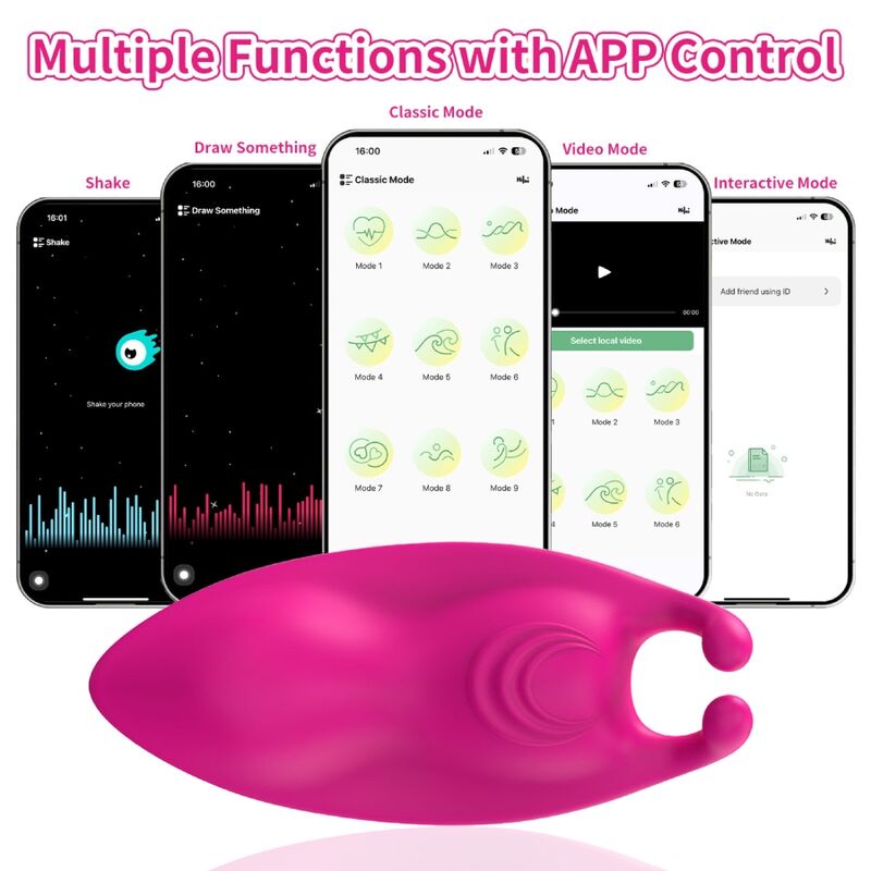 ARMONY - HONEYBEE WEARABLE PANTIES VIBRATOR G-SPOT FUCHSIA - FREE APP - Bild 5