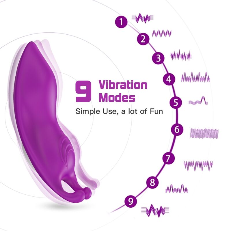 ARMONY - HONEYBEE WEARABLE PANTIES VIBRATOR G-SPOT REMOTE CONTROL PURPLE - Bild 2