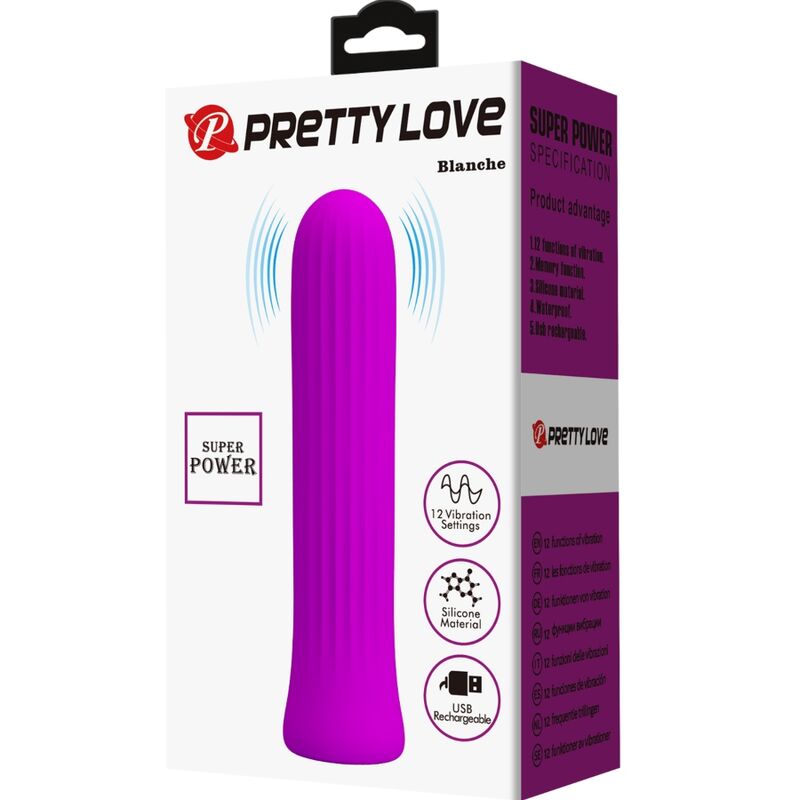 Alternative view of PRETTY LOVE - BLANCHE PINK STIMULATOR VIBRATOR