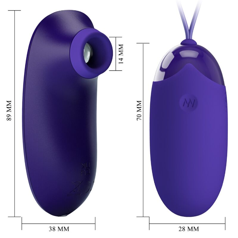 PRETTY LOVE - STIMULATOR AND PORTABLE EGG - Bild 4