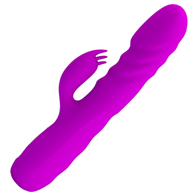 Alternative view of PRETTY LOVE - MELANIE PURPLE RECHARGEABLE RABBIT VIBRATOR