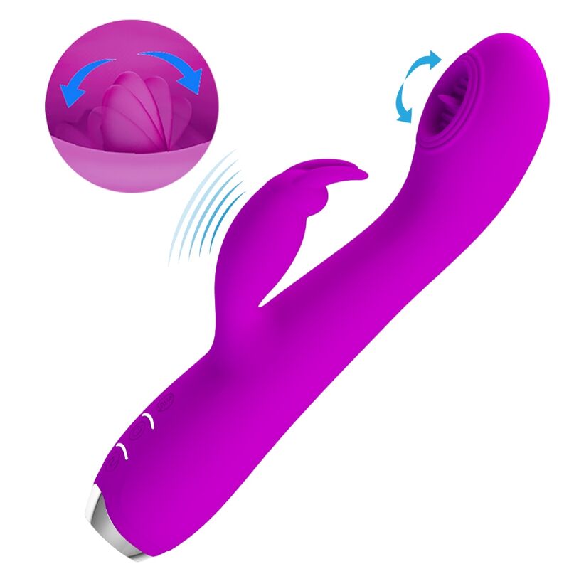 PRETTY LOVE - RACHEL RECHARGEABLE VIBRATOR WITH PURPLE SUCTION CUP - Bild 10