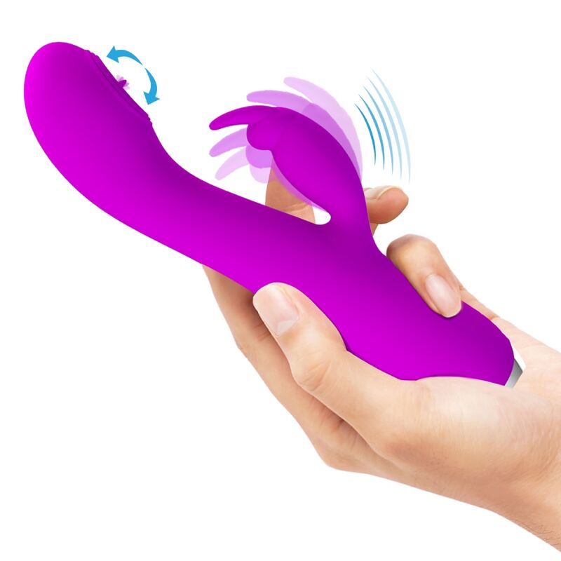 PRETTY LOVE - RACHEL RECHARGEABLE VIBRATOR WITH PURPLE SUCTION CUP - Bild 5