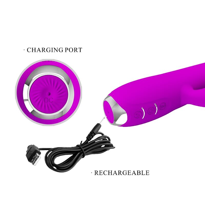 PRETTY LOVE - REGINA RECHARGEABLE VIBRATOR-SUCTION GEL PURPLE - Bild 11